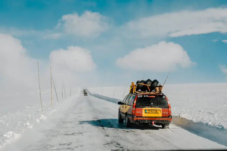 Viking Rally 2022, start, snow, roadtrip