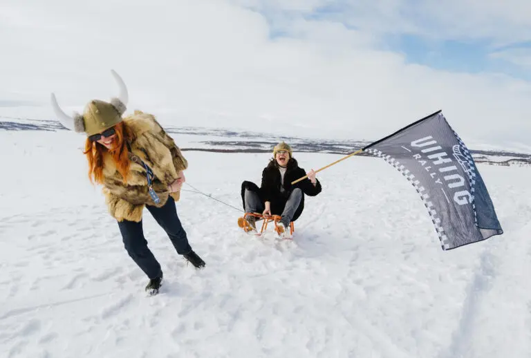 Viking Rally 2024, sled, snow, fun